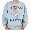 Texas Native Sweatshirt - Minimalist Print Unisex - T-Shirt, Sweatshirt, Hoodie