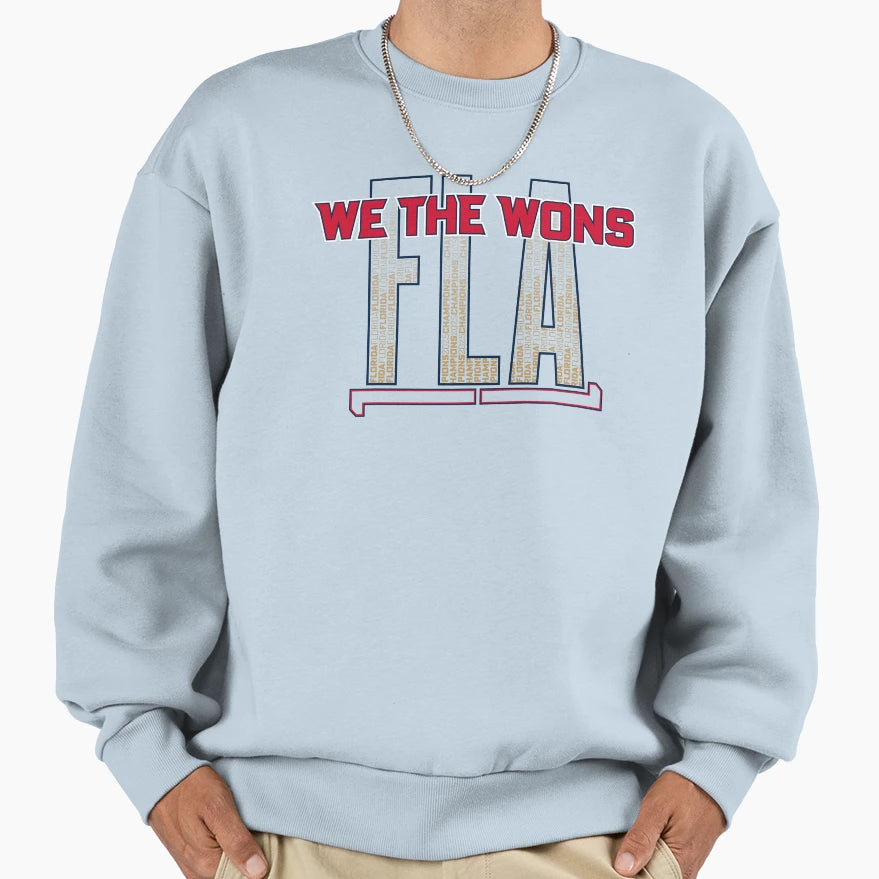 We Wons Big Time White Sweatshirt - Graphic Print Unisex - T-Shirt, Sweatshirt, Hoodie