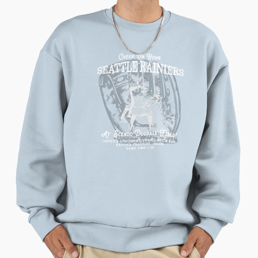 Cheer Your Seattle Rainiers Sweatshirt - Trendy Graphic Men Women - T-Shirt, Sweatshirt, Hoodie