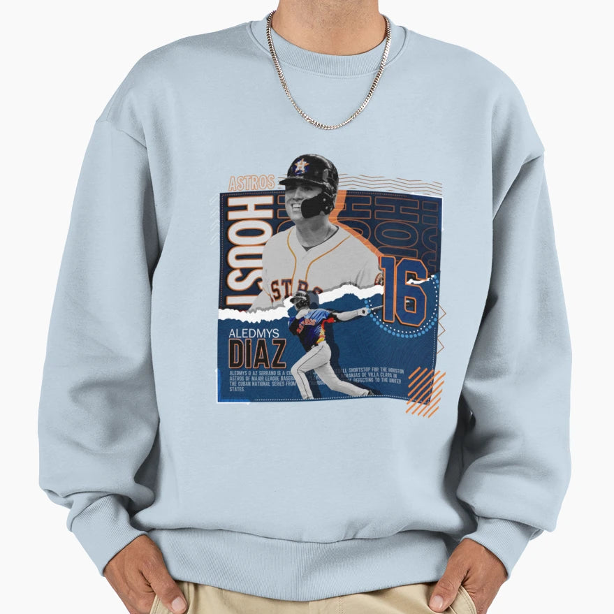 Aledmys Diaz Baseball Sweatshirt - Unique Graphic Men Women - T-Shirt, Sweatshirt, Hoodie