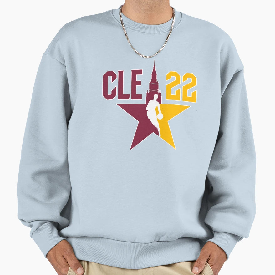 Basketball Nba Allstar 2022 Cleveland Sweatshirt - Graphic Print Unisex - T-Shirt, Sweatshirt, Hoodie