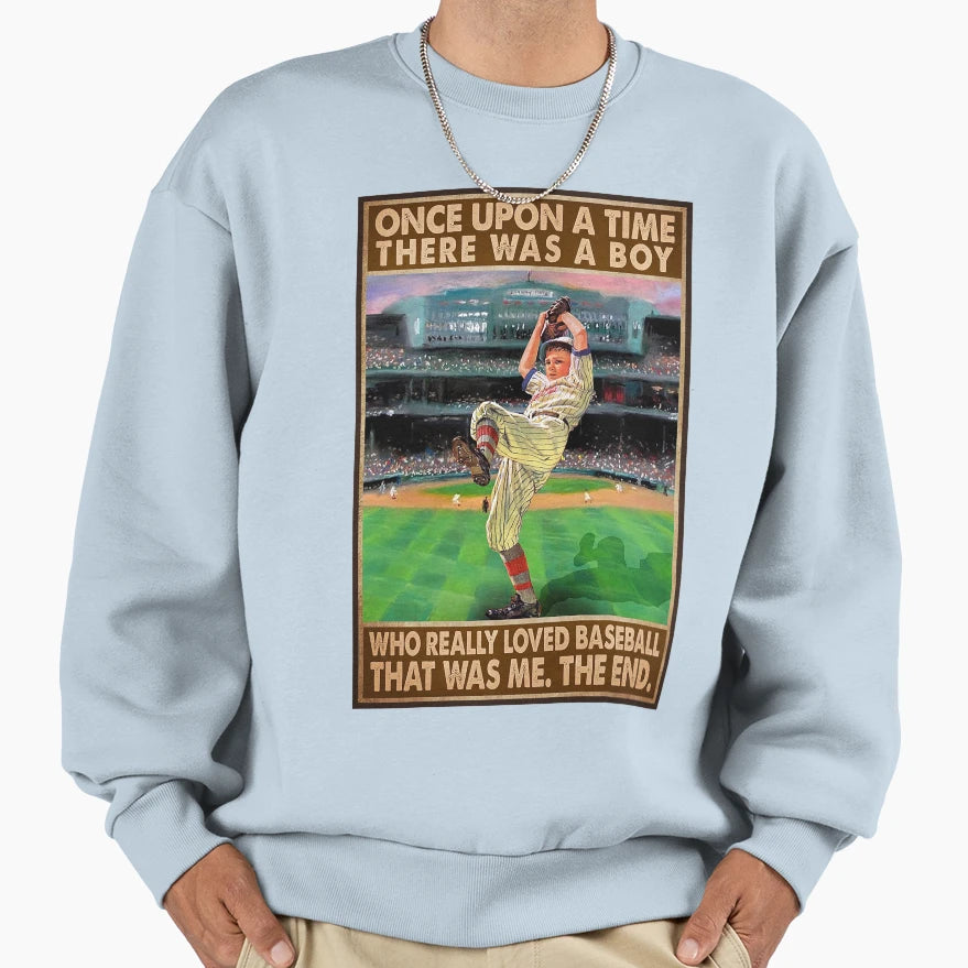 Once Upon Time There Was Who Sweatshirt - Aesthetic Graphic for Adults - T-Shirt, Sweatshirt, Hoodie