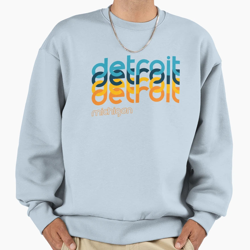Detroit Sweatshirt - Fun Novelty Design for Adults - T-Shirt, Sweatshirt, Hoodie