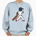8 Bit Boston Pixel Baseball Player Sweatshirt - Streetwear Style Unisex - T-Shirt, Sweatshirt, Hoodie