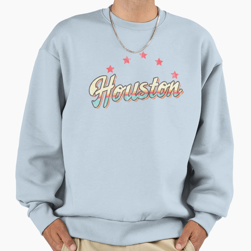 Houston Sweatshirt - Aesthetic Graphic Men Women - T-Shirt, Sweatshirt, Hoodie