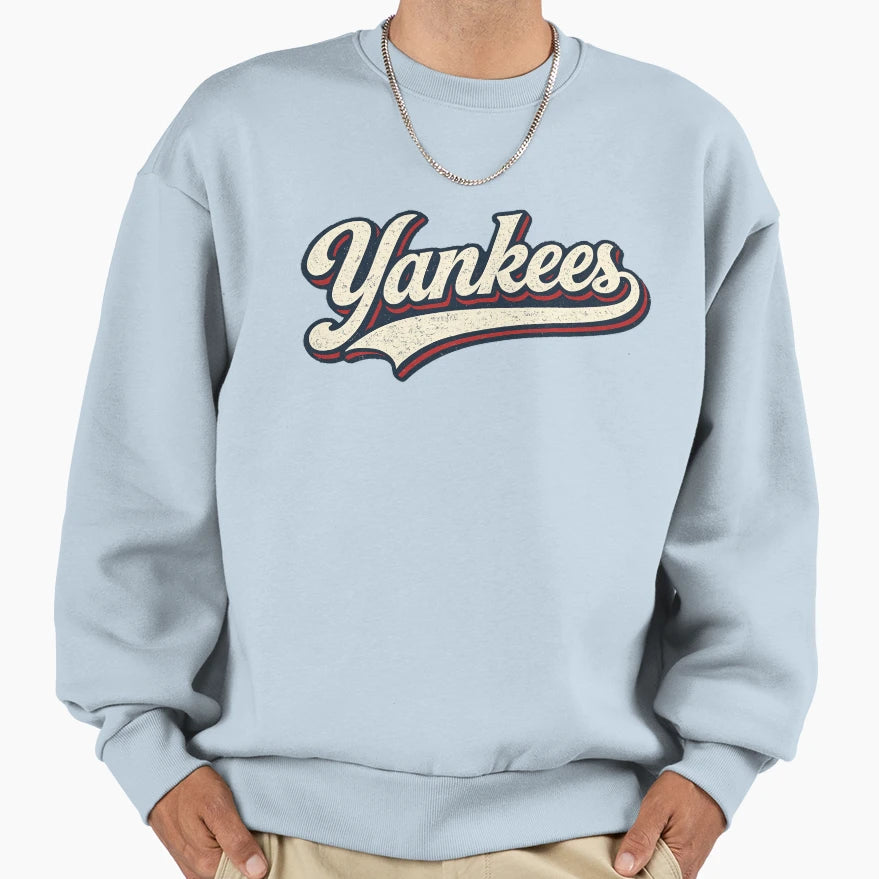 Yankees Heart Sweatshirt - Casual Everyday Wear Unisex - T-Shirt, Sweatshirt, Hoodie