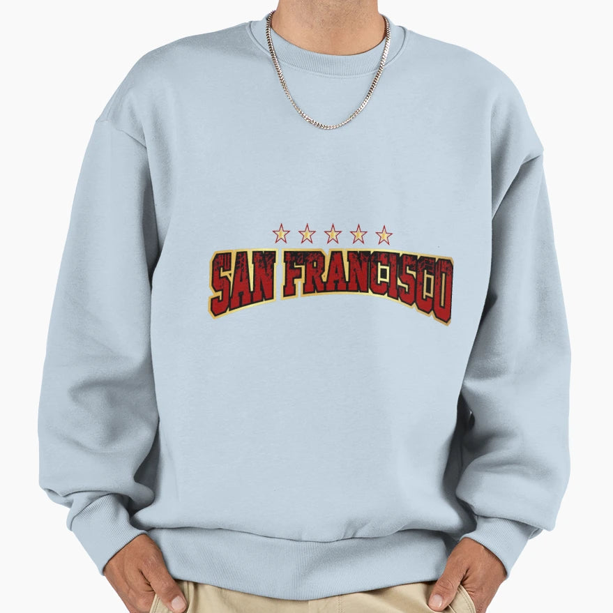 Art San Francisco 49Ers Sweatshirt - Trendy Graphic Unisex - T-Shirt, Sweatshirt, Hoodie