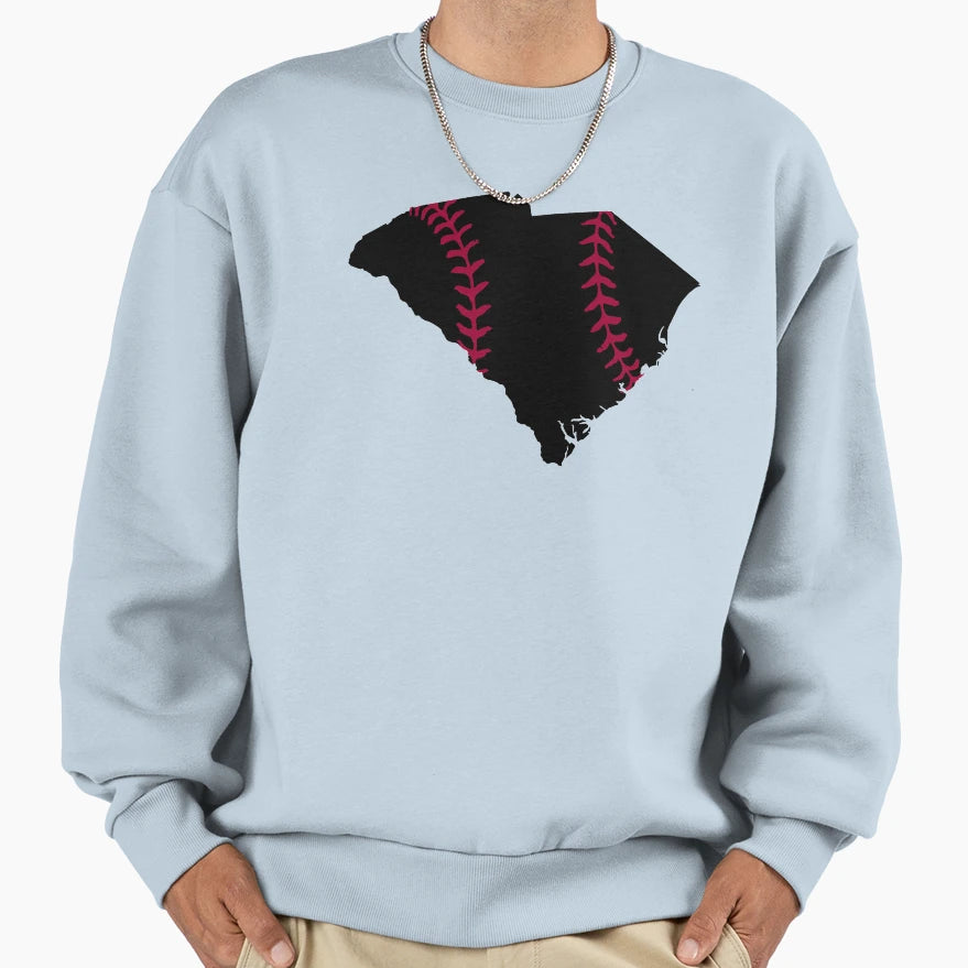 South Carolina Baseball Stitch Sweatshirt - Unique Graphic Unisex - T-Shirt, Sweatshirt, Hoodie