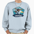 Usa American Baseball Seattle Sweatshirt - Minimalist Print Unisex - T-Shirt, Sweatshirt, Hoodie