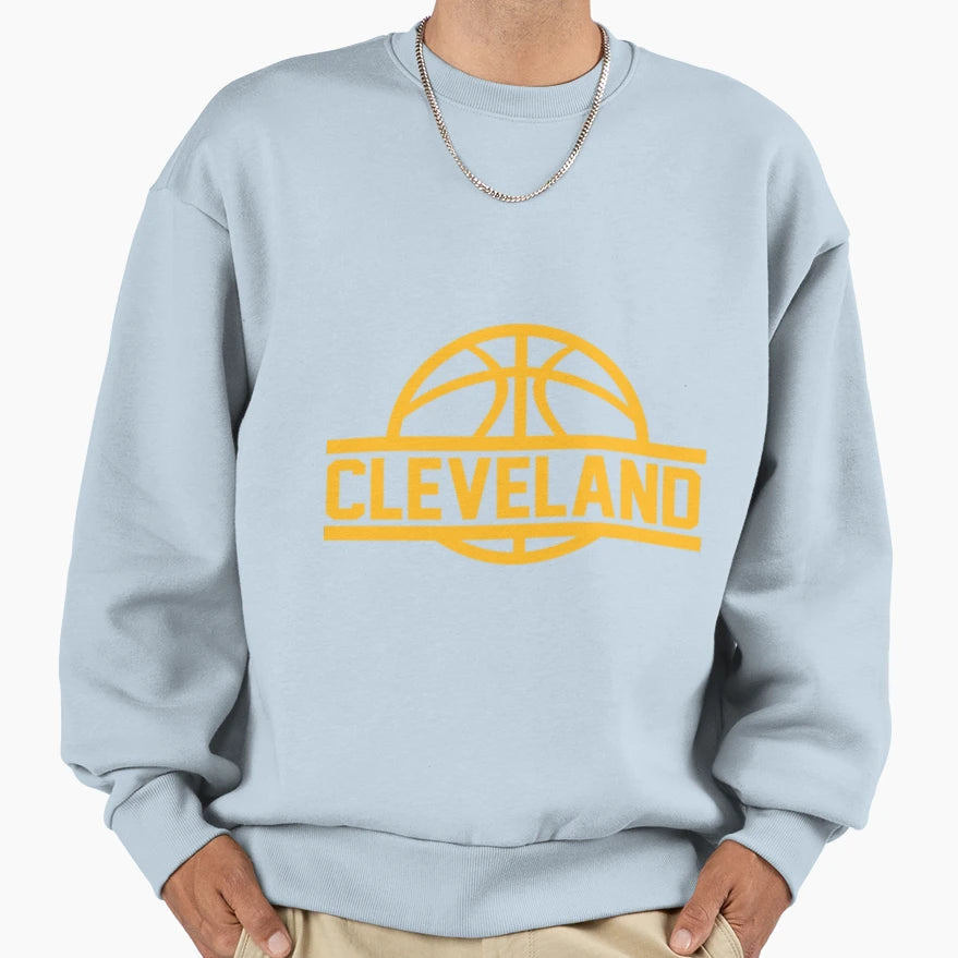 Cleveland Basketball Sweatshirt - Unique Graphic Men Women - T-Shirt, Sweatshirt, Hoodie