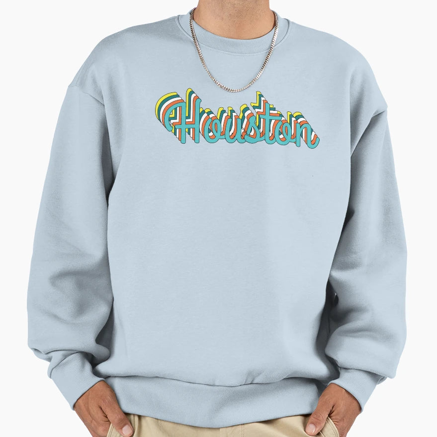Houston Sweatshirt - Custom Art Print for Adults - T-Shirt, Sweatshirt, Hoodie