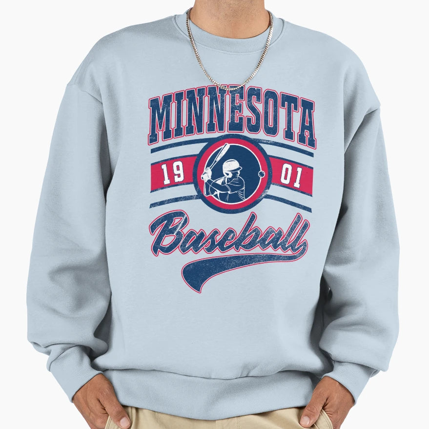 Minnesota Baseball Sweatshirt - Aesthetic Graphic Unisex - T-Shirt, Sweatshirt, Hoodie