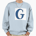 Letter G Initial Monogram Sweatshirt - Aesthetic Graphic for Adults - T-Shirt, Sweatshirt, Hoodie