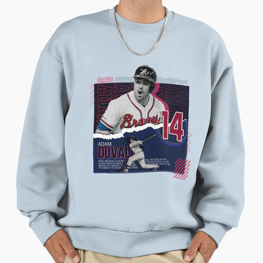 Adam Duvall Baseball Sweatshirt - Streetwear Style Unisex - T-Shirt, Sweatshirt, Hoodie