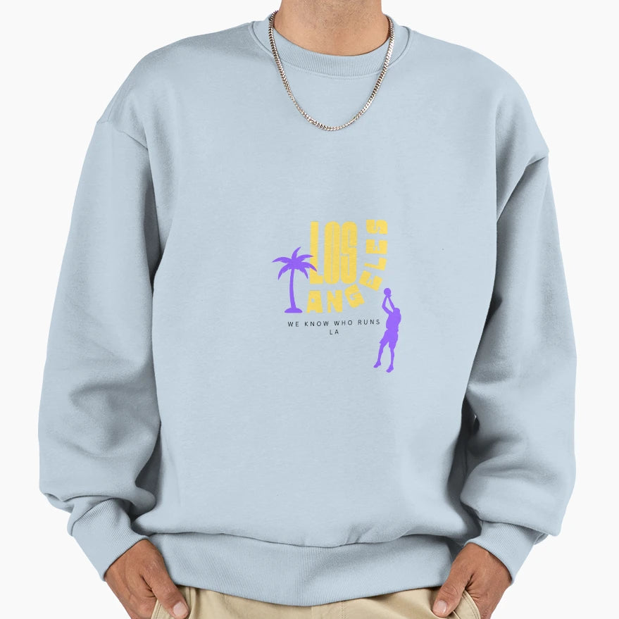 We Know Who Runs La Sweatshirt - Novelty Apparel for Adults - T-Shirt, Sweatshirt, Hoodie