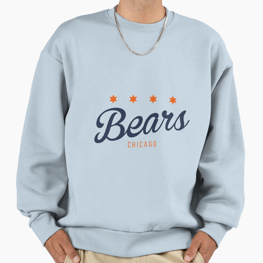 Bears Script Logo Sweatshirt - Trendy Graphic Unisex - T-Shirt, Sweatshirt, Hoodie
