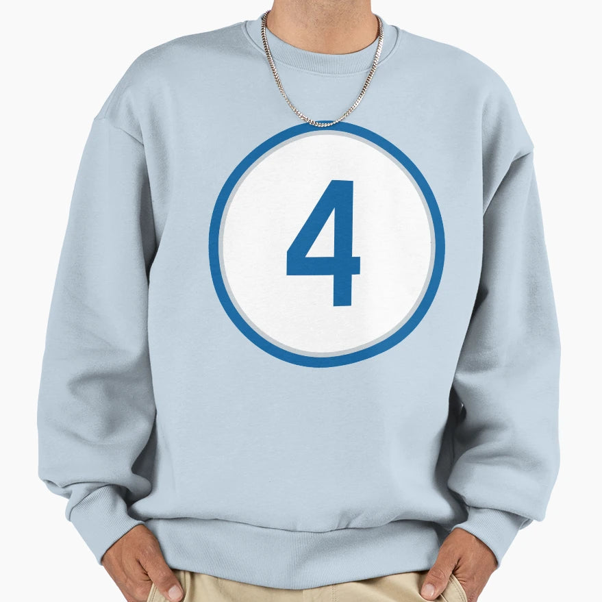 Duke Snider 4 Jersey Number Sweatshirt - Fun Novelty Design Men Women - T-Shirt, Sweatshirt, Hoodie