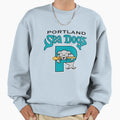 Blue Let Sea Dogs Barks Sweatshirt - Trendy Graphic for Adults - T-Shirt, Sweatshirt, Hoodie