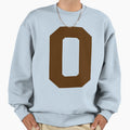Number 0 Brown Zero Sports Number Sweatshirt - Minimalist Print for Adults - T-Shirt, Sweatshirt, Hoodie