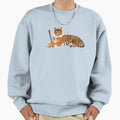 Baseball Tiger Orange Sweatshirt - Unique Graphic Unisex - T-Shirt, Sweatshirt, Hoodie