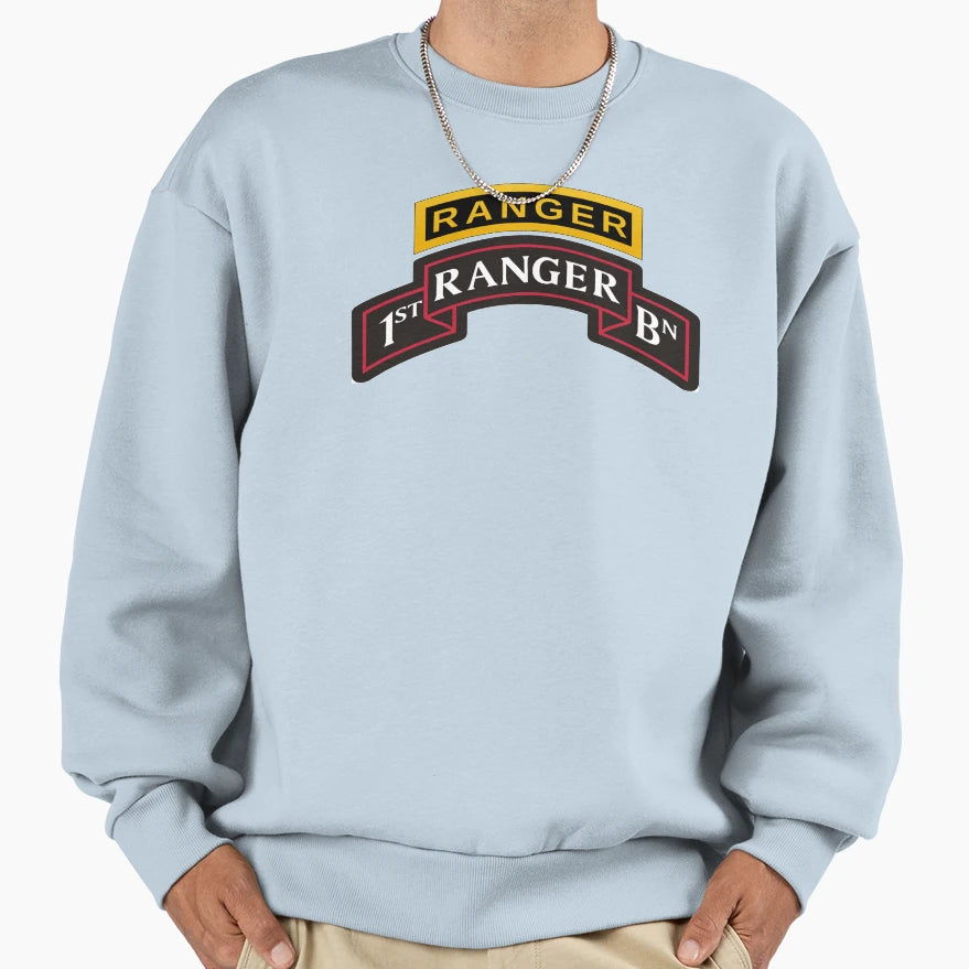 1St Bn 75Th Rangers Sweatshirt - Aesthetic Graphic Men Women - T-Shirt, Sweatshirt, Hoodie