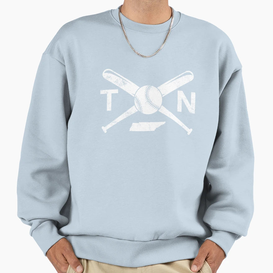 Tennessee Baseball Love Tn Baseball Sweatshirt - Fun Novelty Design Unisex - T-Shirt, Sweatshirt, Hoodie