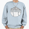 Cincinnati Baseball Distressed Sweatshirt - Novelty Apparel Men Women - T-Shirt, Sweatshirt, Hoodie