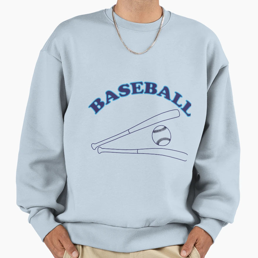 Baseball Sweatshirt - Fun Novelty Design for Adults - T-Shirt, Sweatshirt, Hoodie