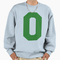 Alphabet Green O Sports Letter O Sweatshirt - Streetwear Style for Adults - T-Shirt, Sweatshirt, Hoodie