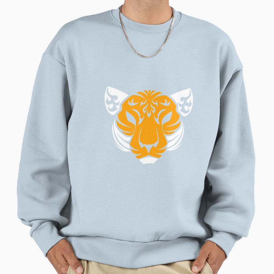 Tiger Flame Sweatshirt - Novelty Apparel Men Women - T-Shirt, Sweatshirt, Hoodie