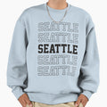 Seattle Washington City Sweatshirt - Custom Art Print Men Women - T-Shirt, Sweatshirt, Hoodie
