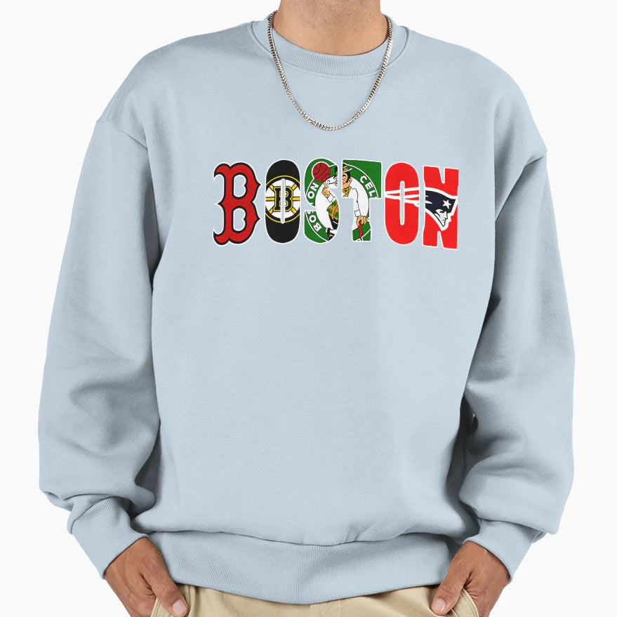 Boston Sport Teams Sweatshirt - Trendy Graphic for Adults - T-Shirt, Sweatshirt, Hoodie