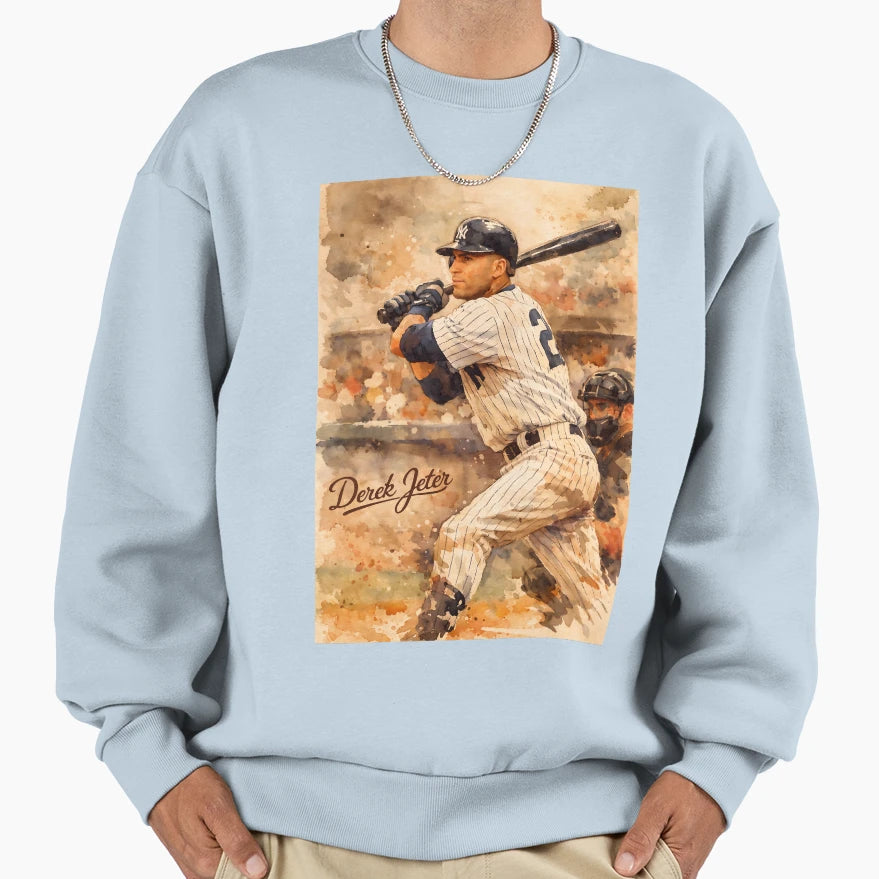 Derek Jeter Sweatshirt - Fun Novelty Design for Adults - T-Shirt, Sweatshirt, Hoodie