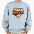 Houston Name Pride Distressed Sweatshirt - Casual Everyday Wear Men Women - T-Shirt, Sweatshirt, Hoodie