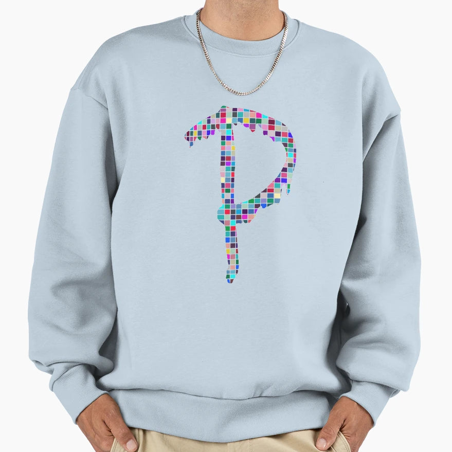 Planet Universe Logo Rainbow Cubes Sweatshirt - Minimalist Print Unisex - T-Shirt, Sweatshirt, Hoodie