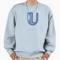 Modern Monogram Initial Letter U Sweatshirt - Minimalist Print Men Women - T-Shirt, Sweatshirt, Hoodie