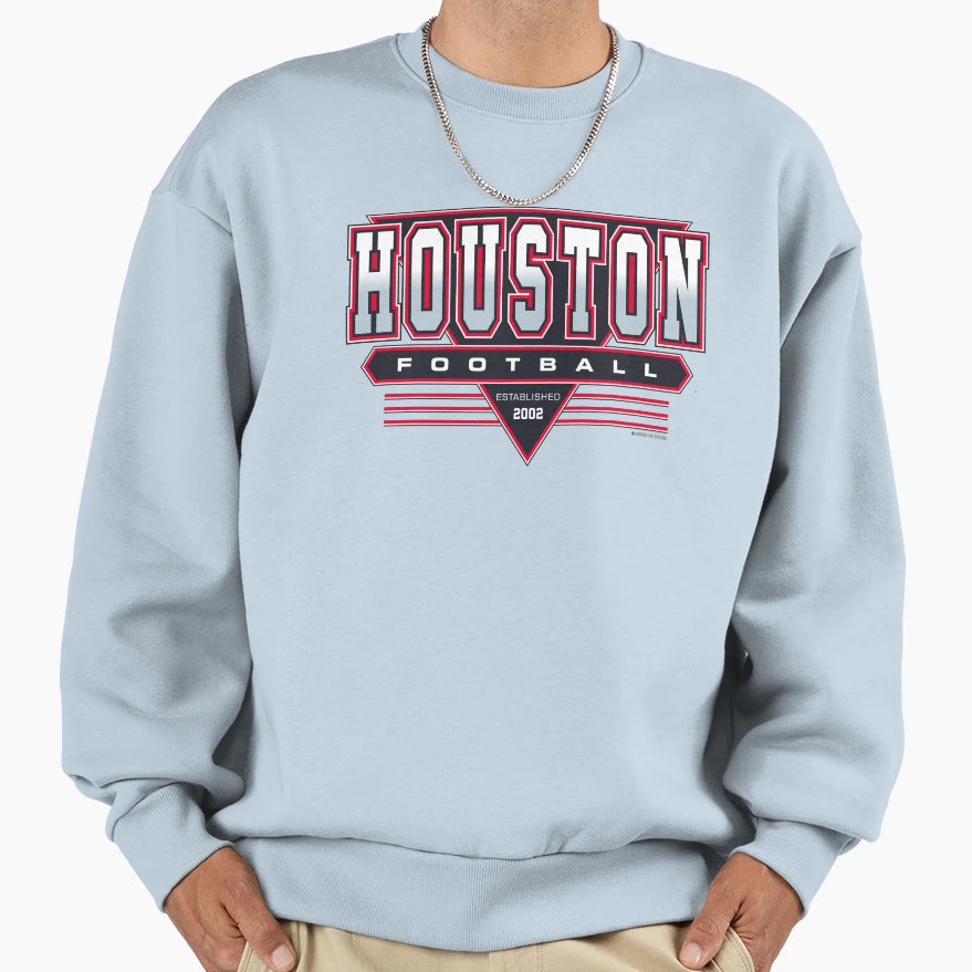 Houston Football Texans Inspired Sweatshirt - Minimalist Print for Adults - T-Shirt, Sweatshirt, Hoodie