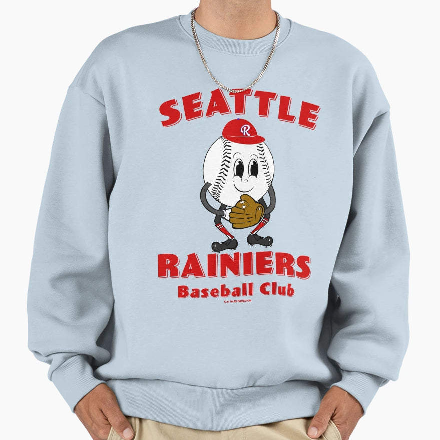 Seattle Rainiers Ballman Sweatshirt - Novelty Apparel for Adults - T-Shirt, Sweatshirt, Hoodie