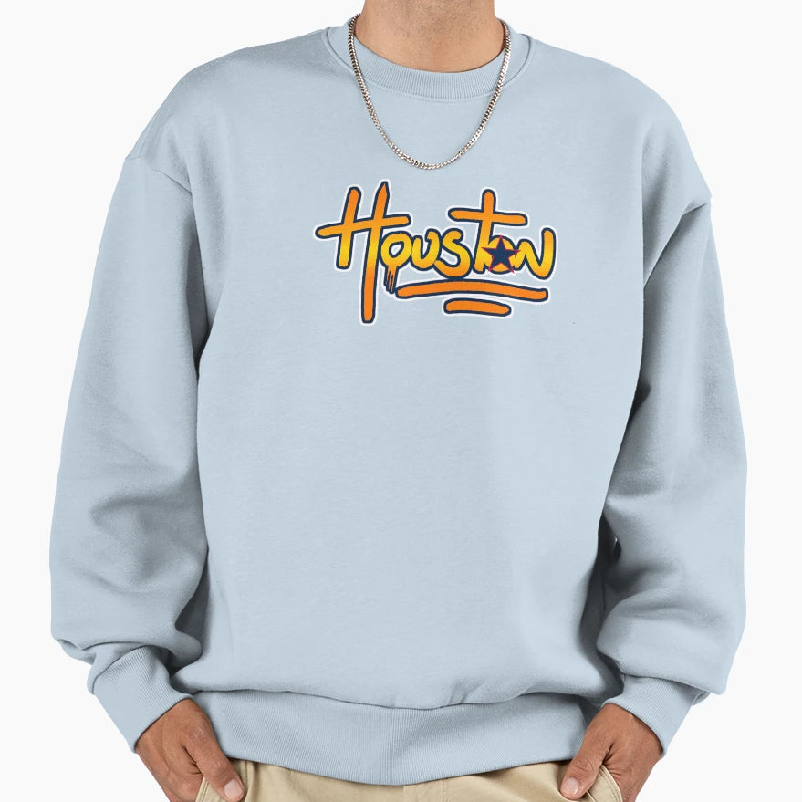 Space City Baseball Team Sweatshirt - Novelty Apparel Unisex - T-Shirt, Sweatshirt, Hoodie