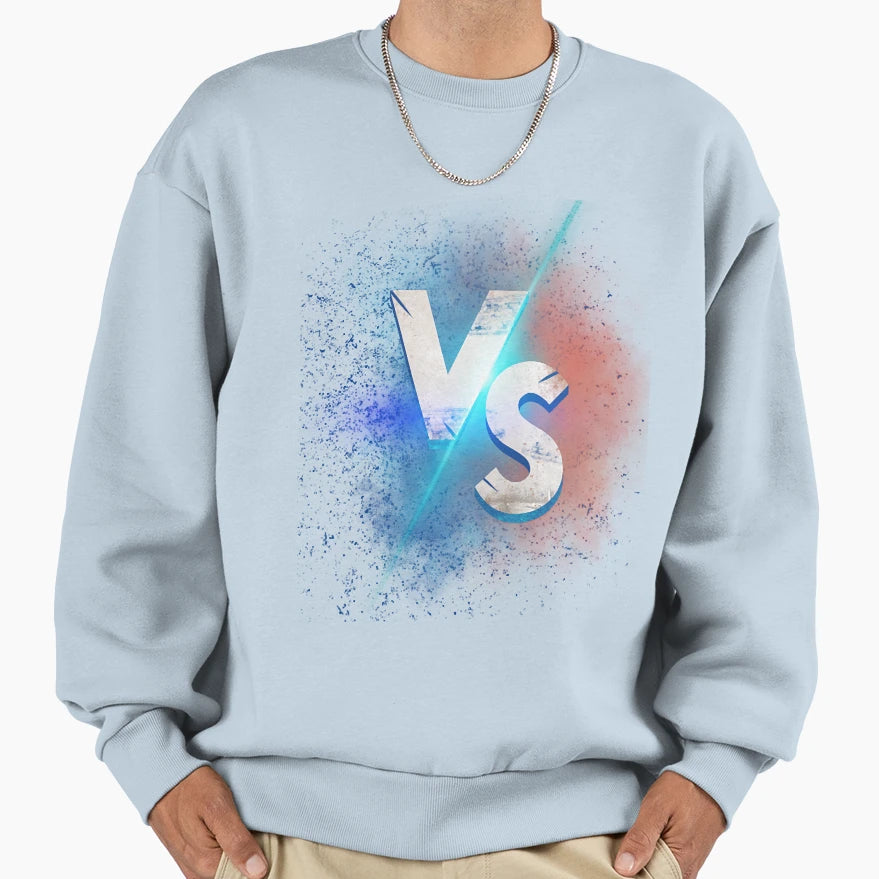 Letter Vs Sweatshirt - Unique Graphic for Adults - T-Shirt, Sweatshirt, Hoodie