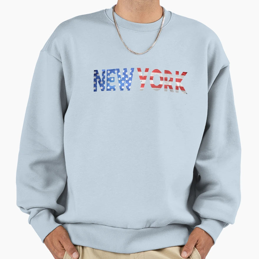 New York Font Sweatshirt - Streetwear Style Men Women - T-Shirt, Sweatshirt, Hoodie