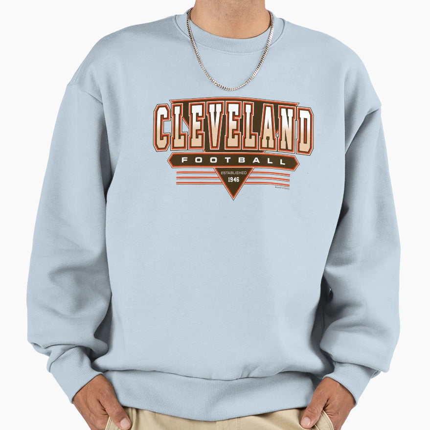 Cleveland Football Browns Inspired Sweatshirt - Trendy Graphic Men Women - T-Shirt, Sweatshirt, Hoodie