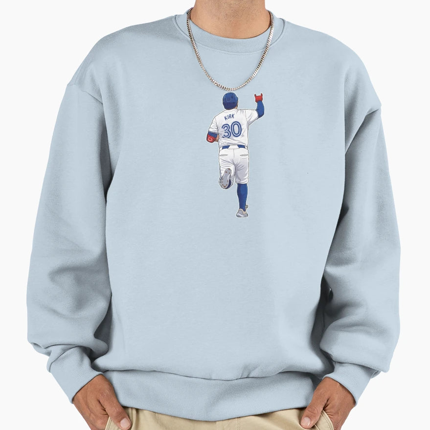 Alejandro Kirk 30 Running Back Sweatshirt - Casual Everyday Wear Men Women - T-Shirt, Sweatshirt, Hoodie