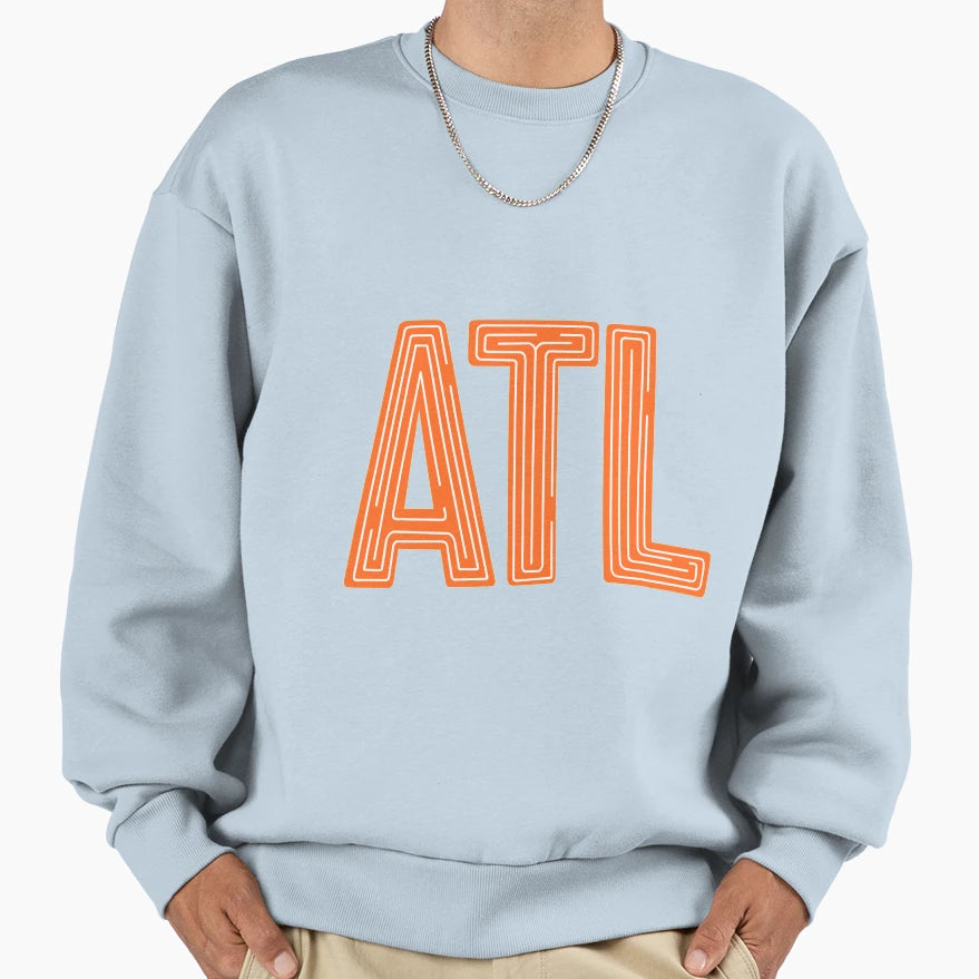 Atlanta Atl Sweatshirt - Graphic Print Unisex - T-Shirt, Sweatshirt, Hoodie