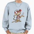 Baseball Monkey Sweatshirt - Streetwear Style Men Women - T-Shirt, Sweatshirt, Hoodie