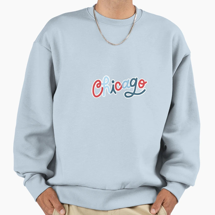 Chicago Illinois Sweatshirt - Graphic Print Men Women - T-Shirt, Sweatshirt, Hoodie