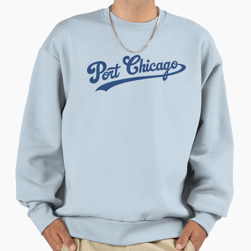 Port Chicago Royal Blue Sweatshirt - Fun Novelty Design for Adults - T-Shirt, Sweatshirt, Hoodie