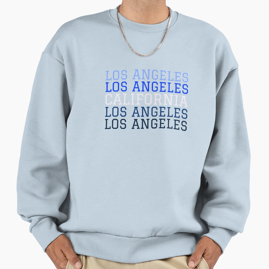 Los Angeles California Sweatshirt - Casual Everyday Wear for Adults - T-Shirt, Sweatshirt, Hoodie