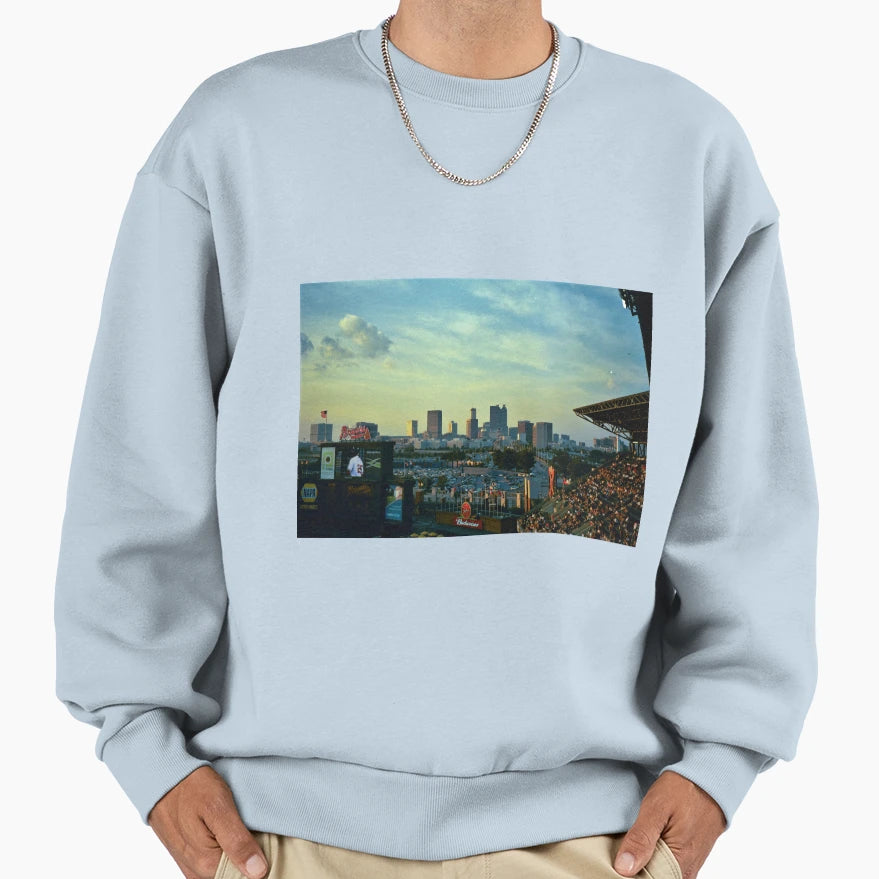 Atlanta Skyline From Turner Field Sweatshirt - Unique Graphic for Adults - T-Shirt, Sweatshirt, Hoodie