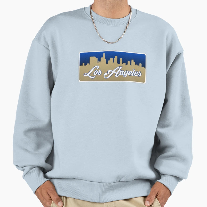 Los Angeles R Football Skyline Sweatshirt - Novelty Apparel for Adults - T-Shirt, Sweatshirt, Hoodie